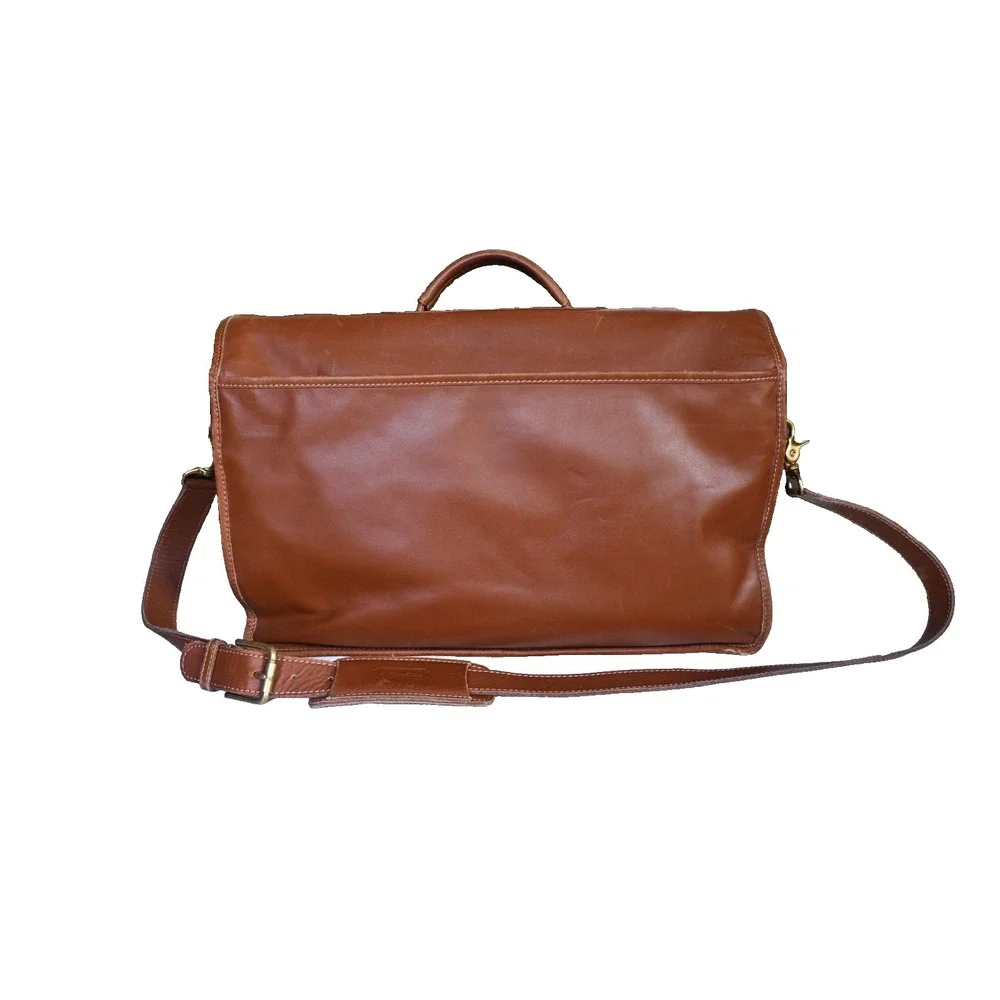 Vintage Coach 2005 Leather Briefcase Messenger Bag Brown 0502 USA